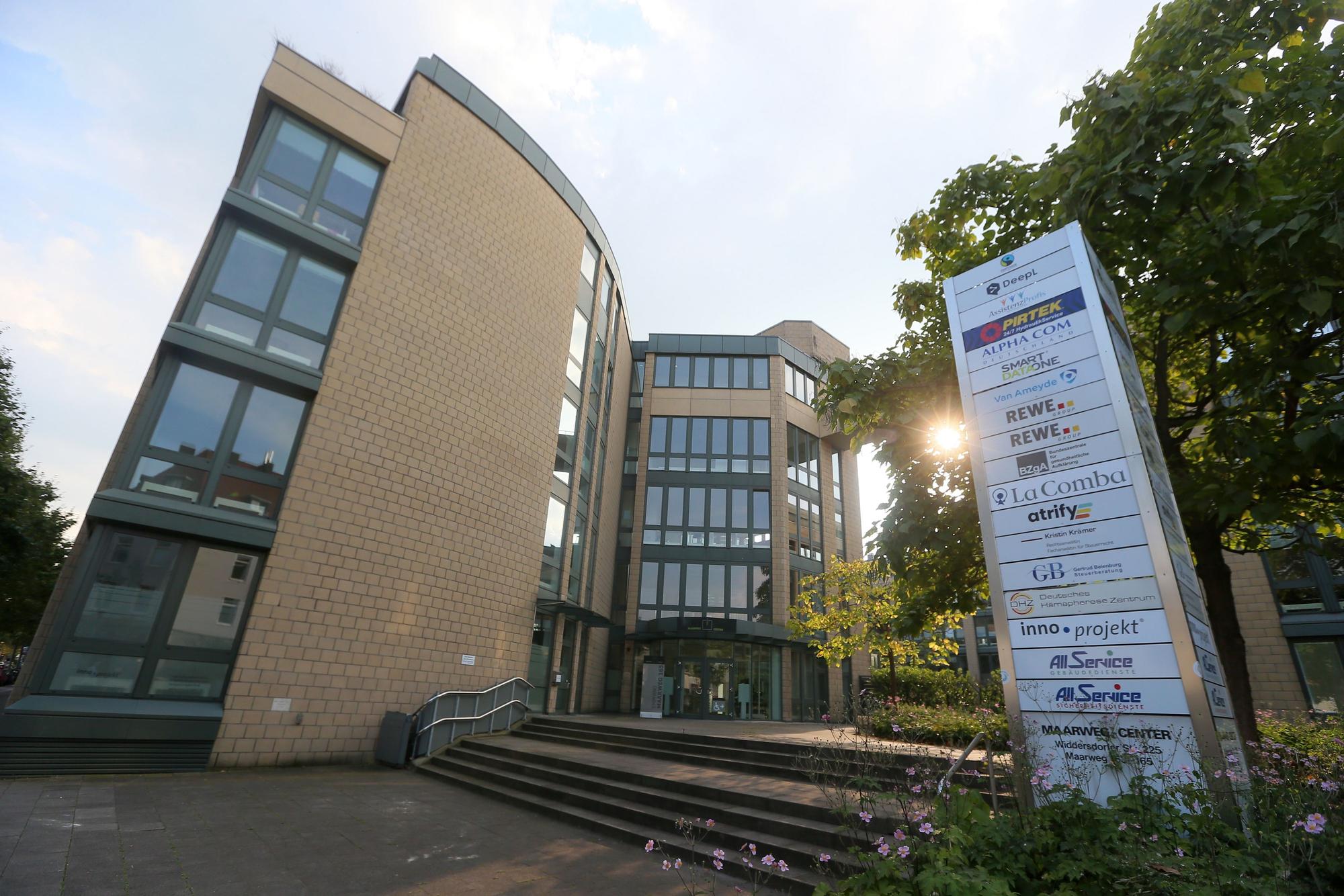 DeepL-Zentrale im Maarweg-Center in Köln-Ehrenfeld.