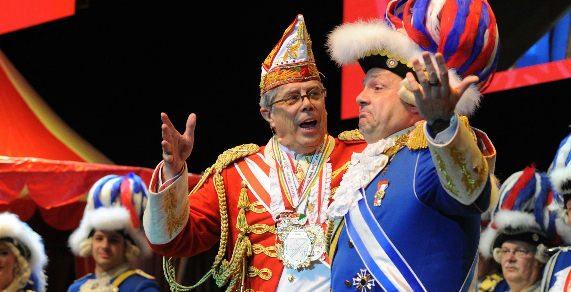 Heinz-Günther Hunold in Funken-Uniform