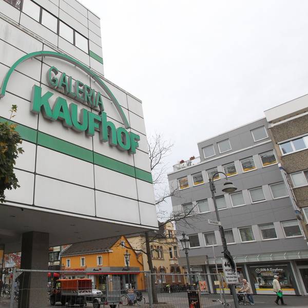Die Siegburger Filiale von Galeria Kaufhof an der Kaiserstraße.