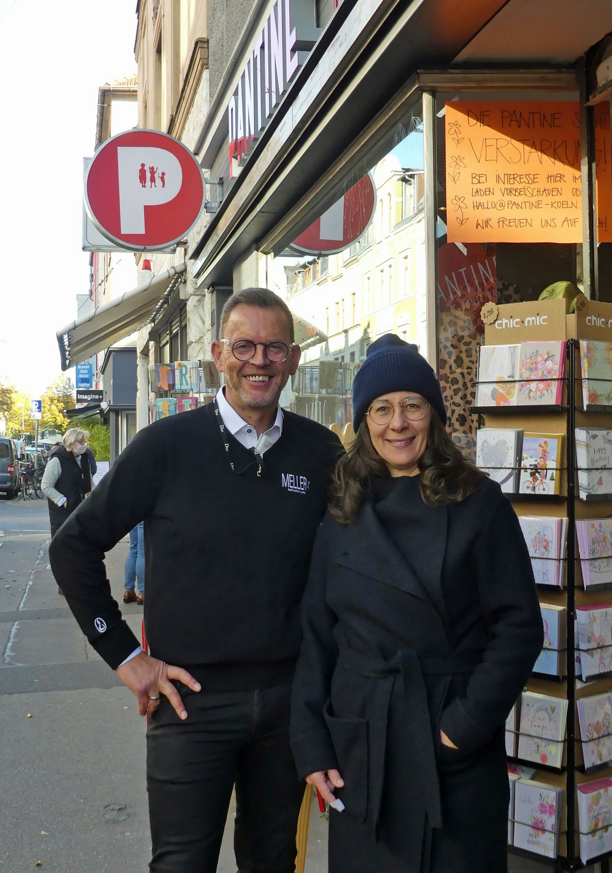 Heinz-Josef Meller und Heike Sommnitz von der IG Wir in Neuehrenfeld.