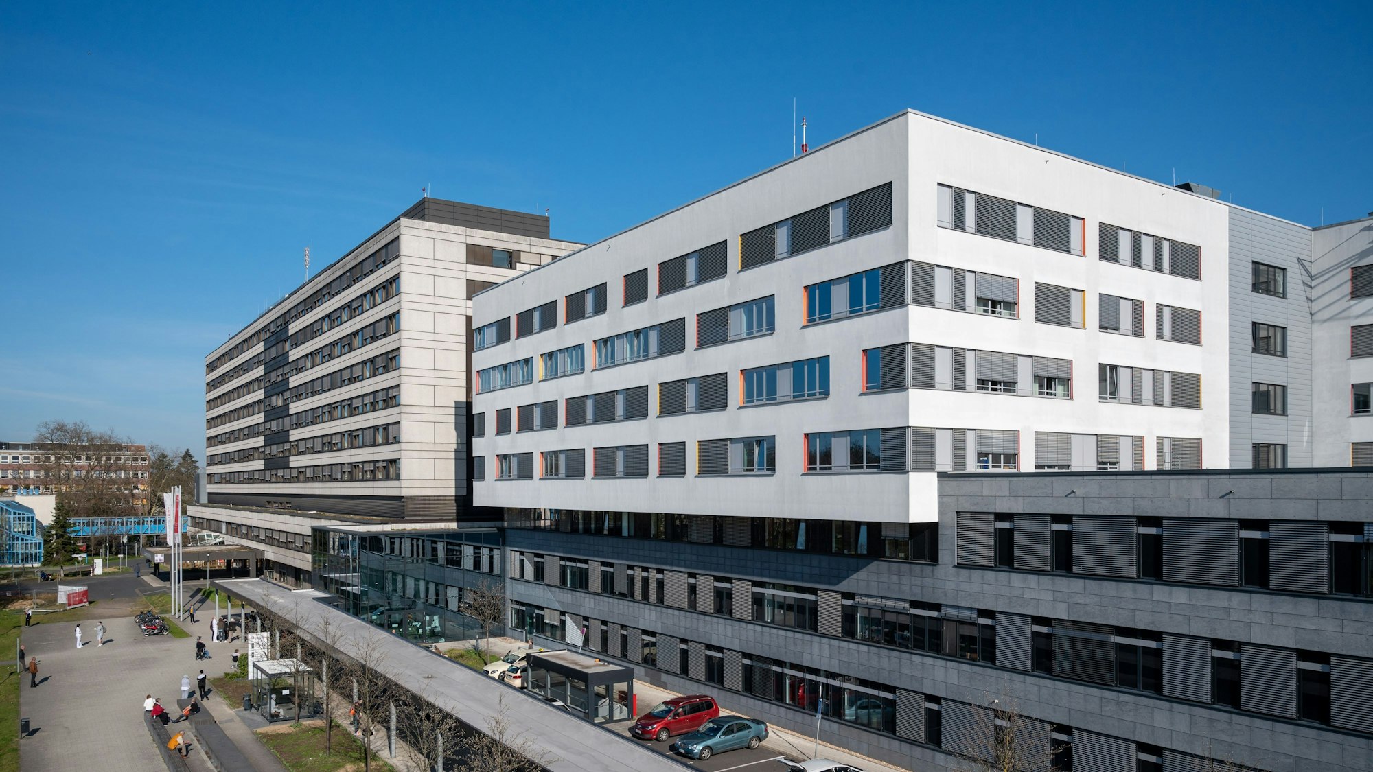 Die Klinik in Merheim.