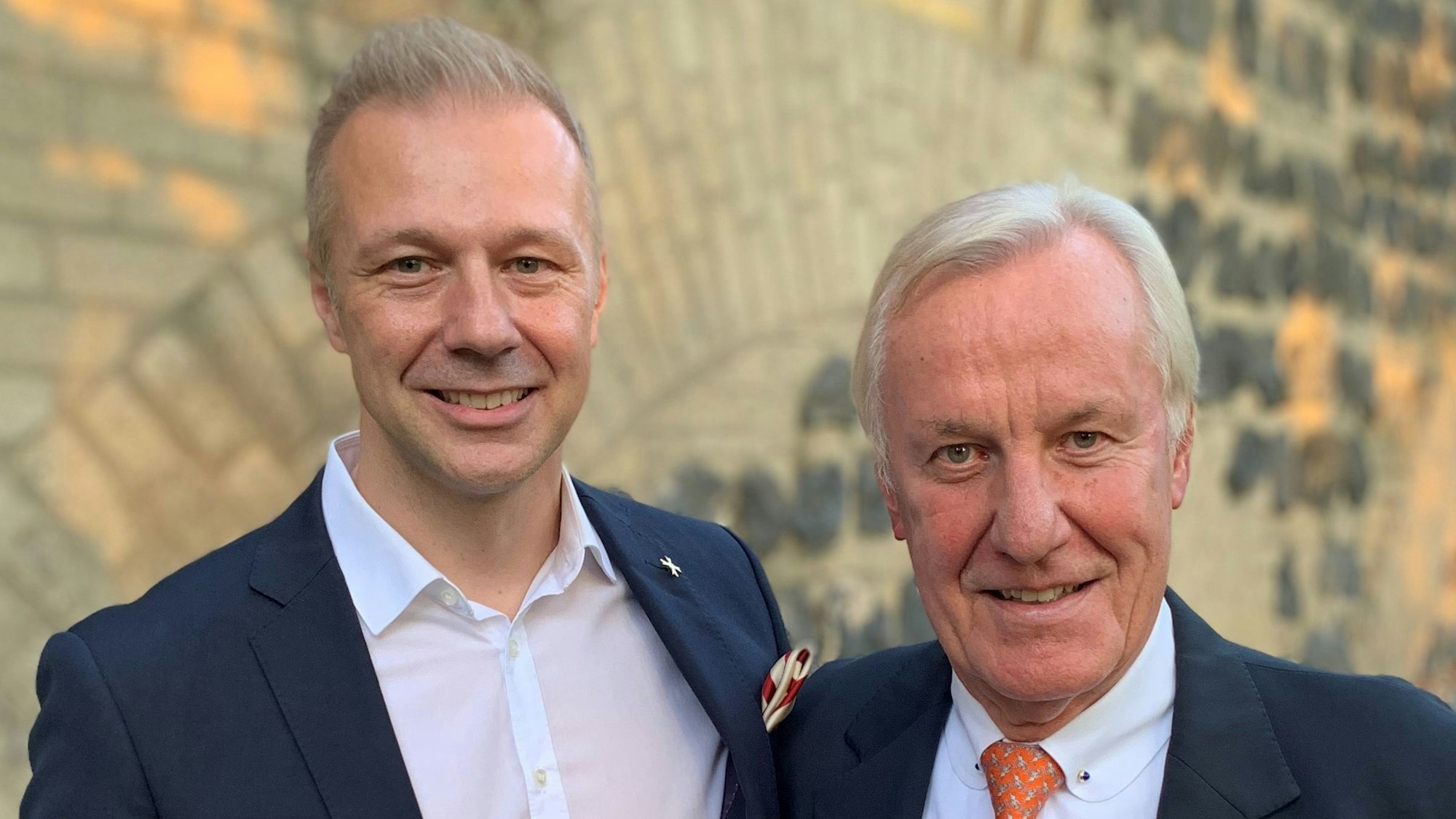 Die Sitzungsleiter Markus Gottschalk und Alexander von Chiari (r.)