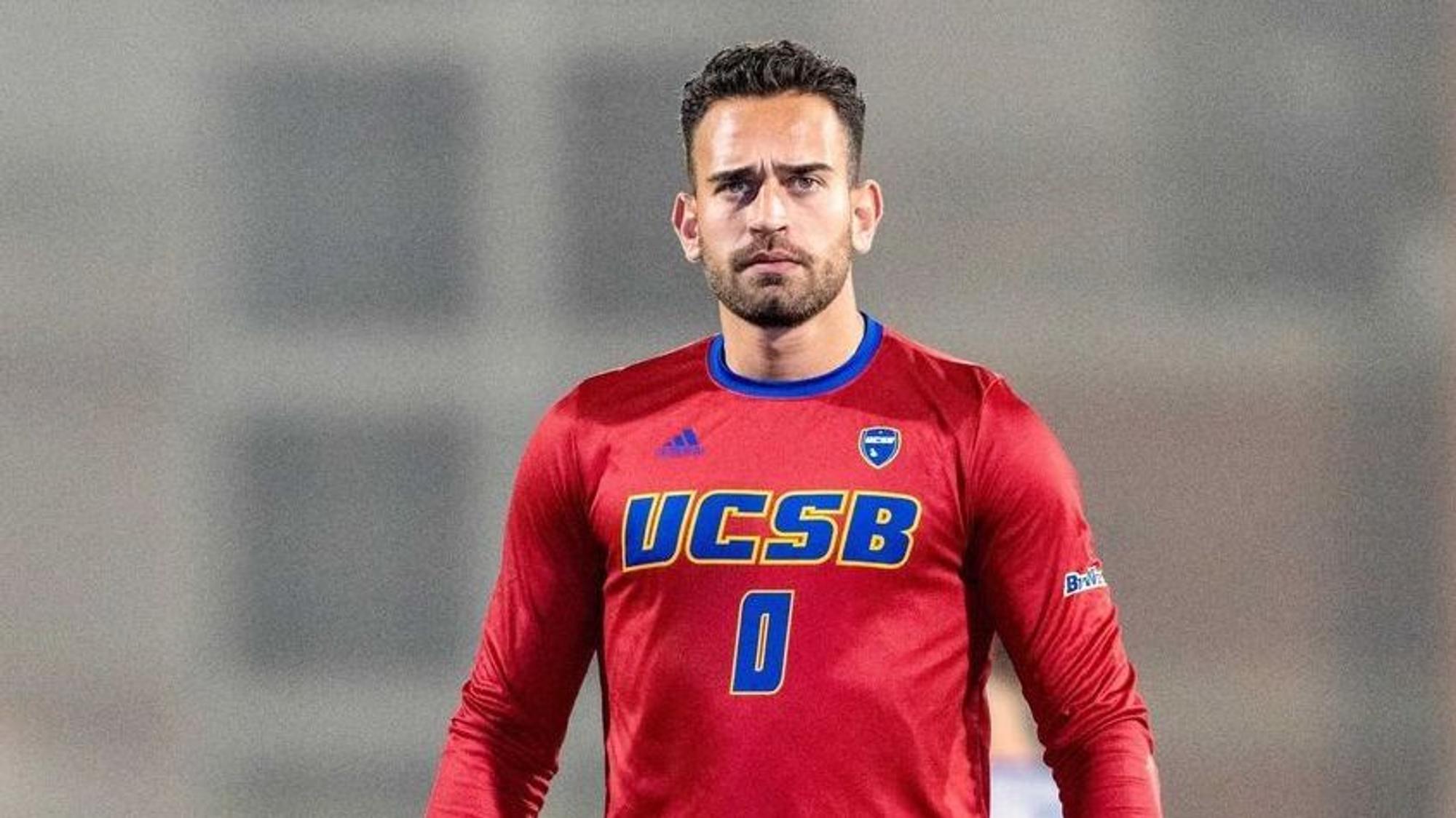 Der Torwart Leroy Zeller im Trikot der University of California in Santa Barbara.