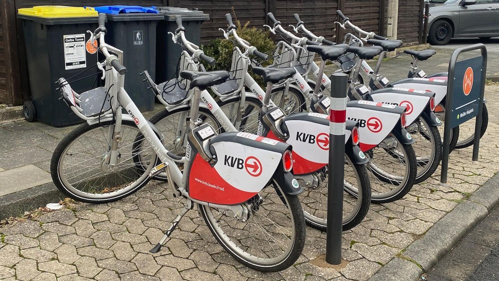 Die Ausleihstationen für KVB-Räder sind im vergangenen Jahr um 62 auf 170 gestiegen.