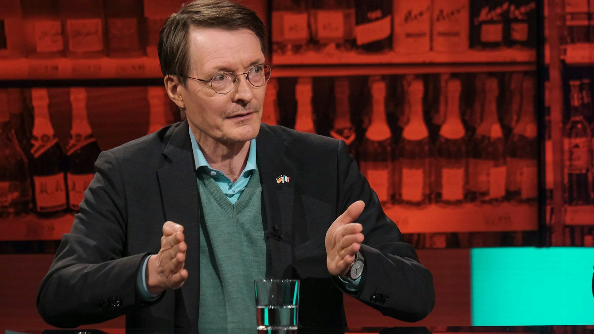 ARD/"hart aber fair" vom 23.01.2023
abgebildete Personen v.l.n.r. Karl Lauterbach (SPD, Bundesgesundheitsminister)