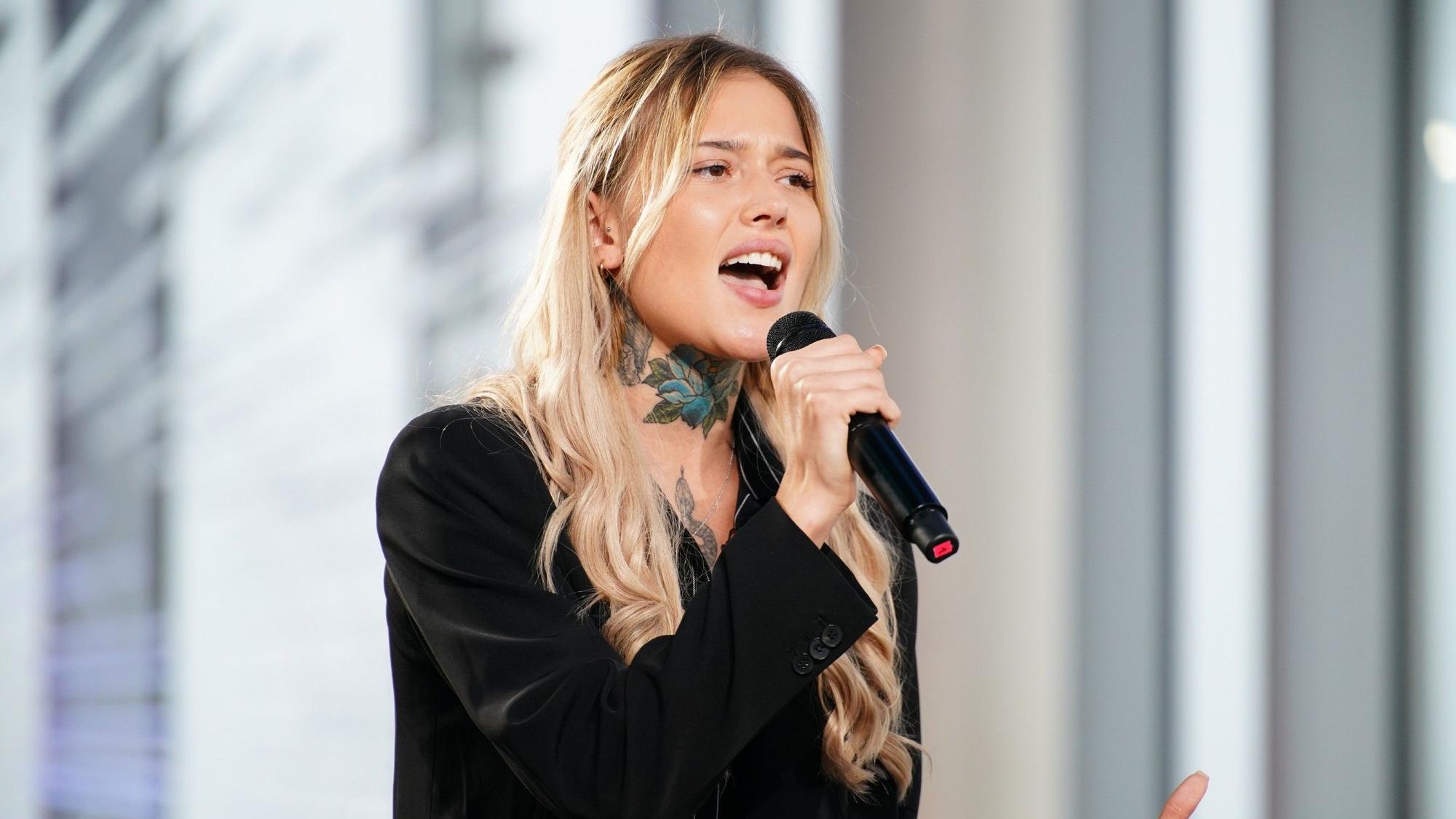 Jill Lange beim DSDS-Vorsingen.