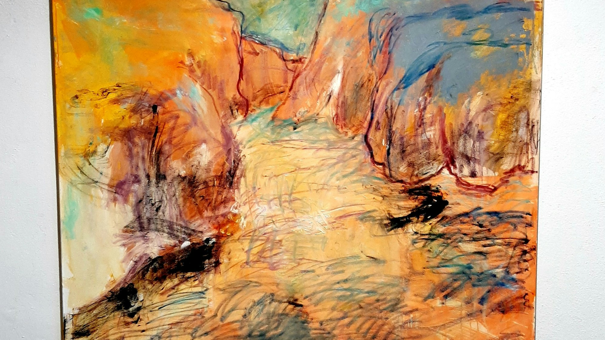 In der Galerie des Kunstvereins Leverkusen in den Remisen von Schloss Morsbroich werden Bilder der Künstlerin Andrea Lehnert ausgestellt.