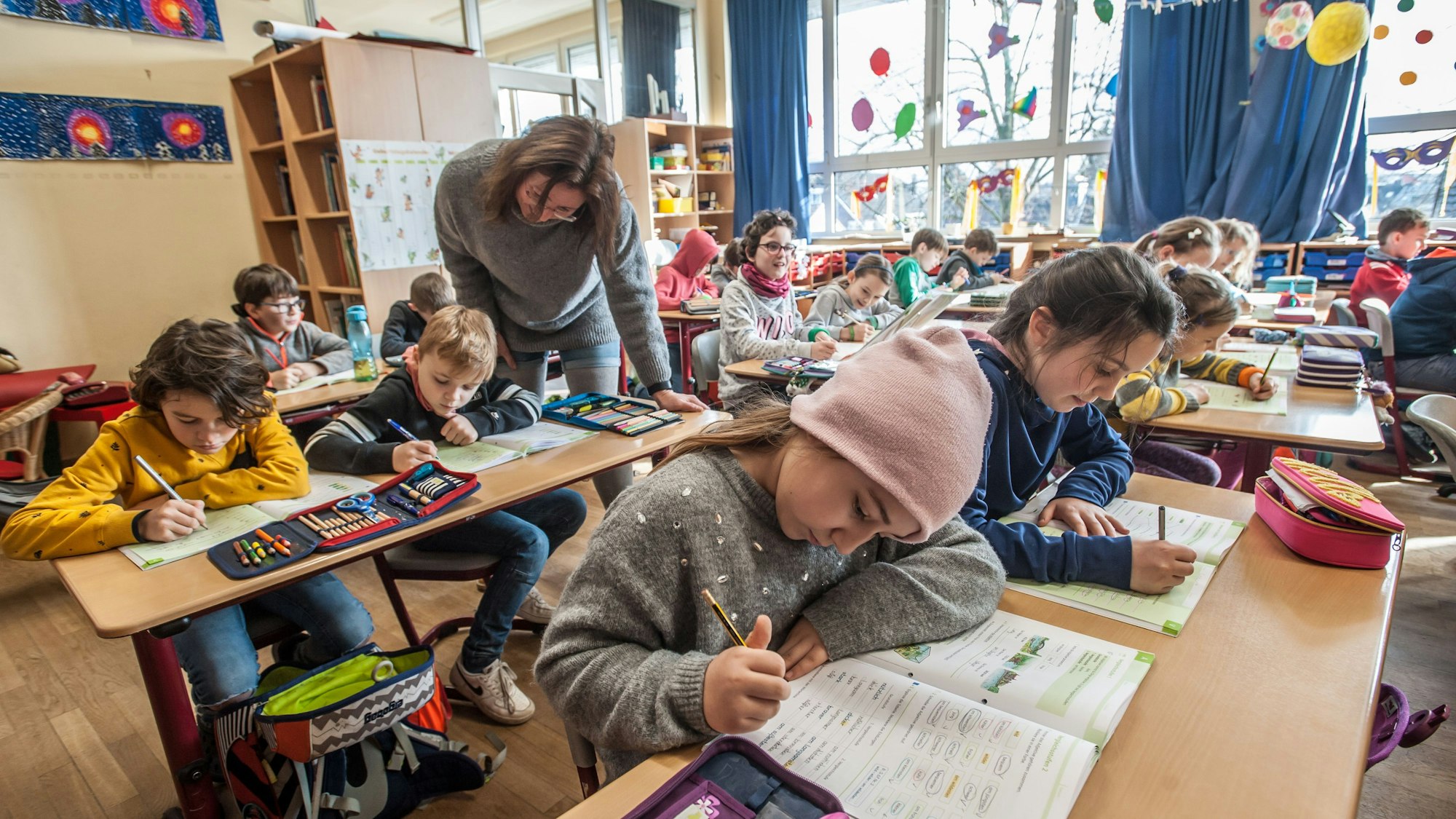 Klasse 3a, Lehrerin Sandra Holtkötter, Melike mit Mütze