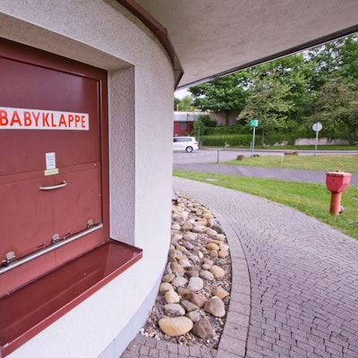 Babyklappe, Klinikum Oberberg Babyklappe GM, Foto: Börsch