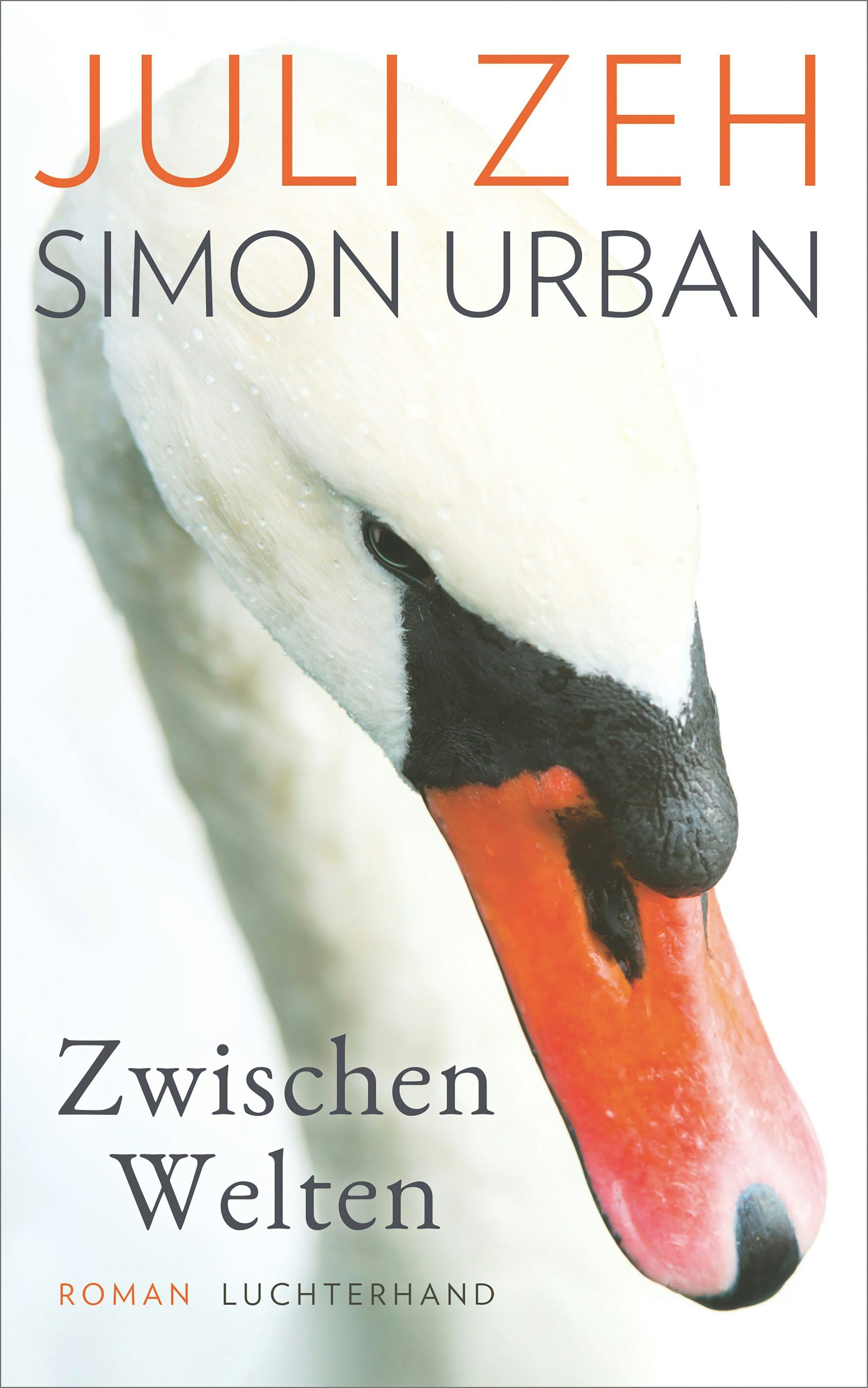Das Cover zeigt den Kopf eines Schwans, der Hintergrund ist weiß.