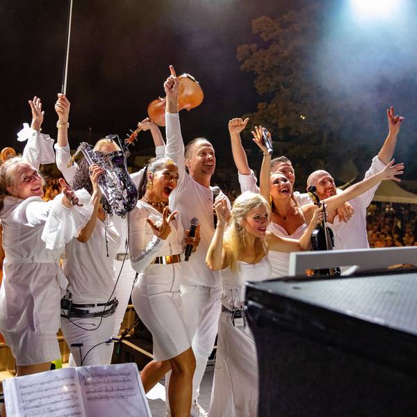 Künstler bei der Bedburger Musikmeile.