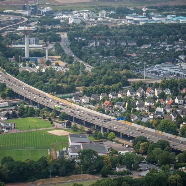 Luftbild Leverkusen