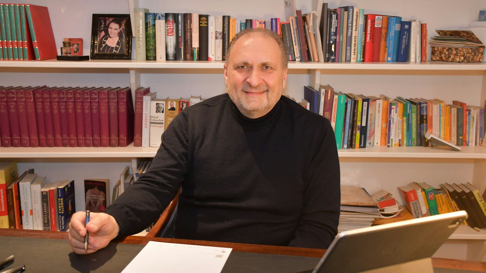 In seinem Büro in Hürth wird Hans Peter Wollseifer nun wieder mehr Zeit verbringen. Deutschlands oberster Handwerker hat sein Präsidentenamt abgegeben.