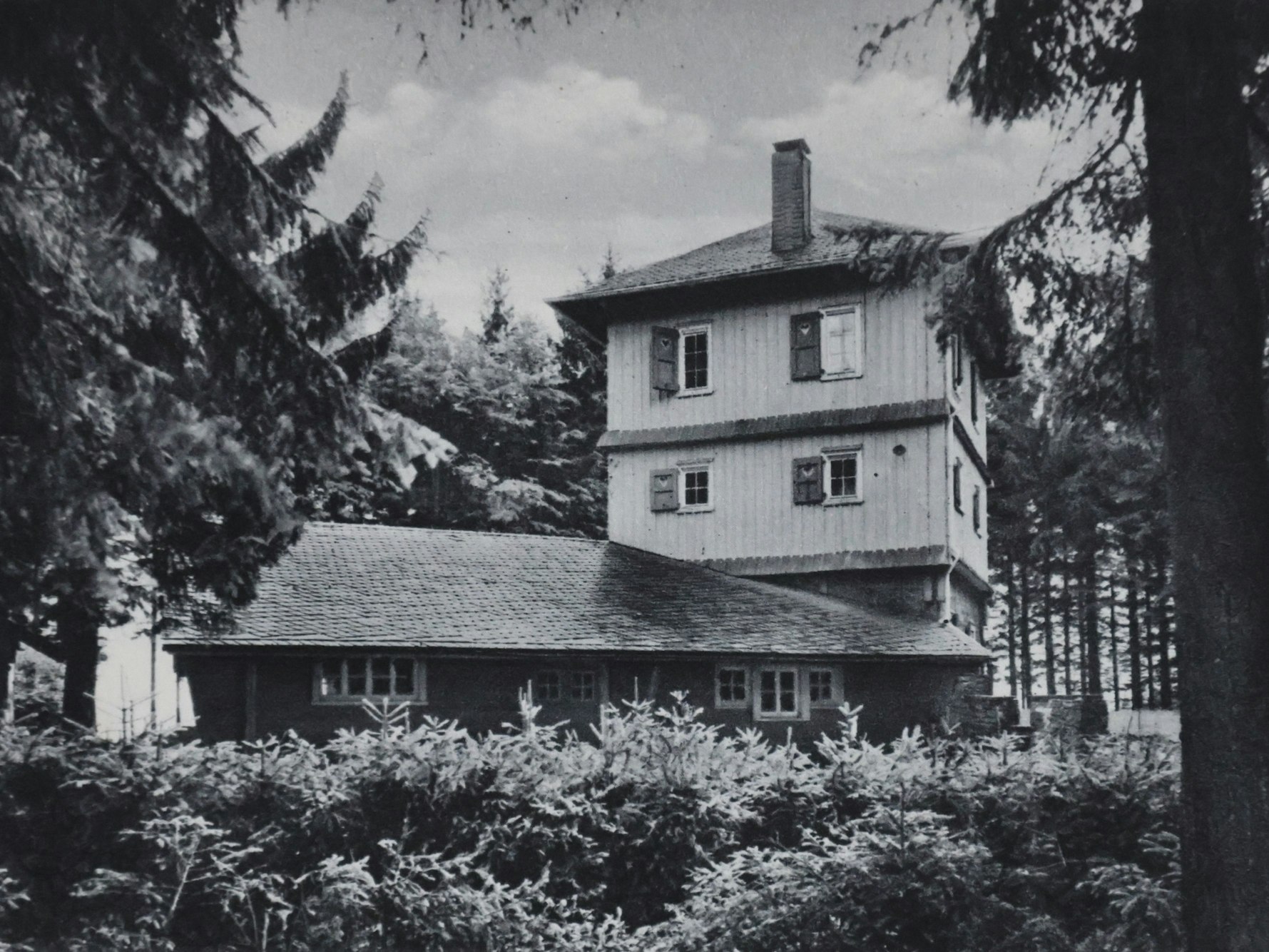 Historisches Foto der Jugendherberge