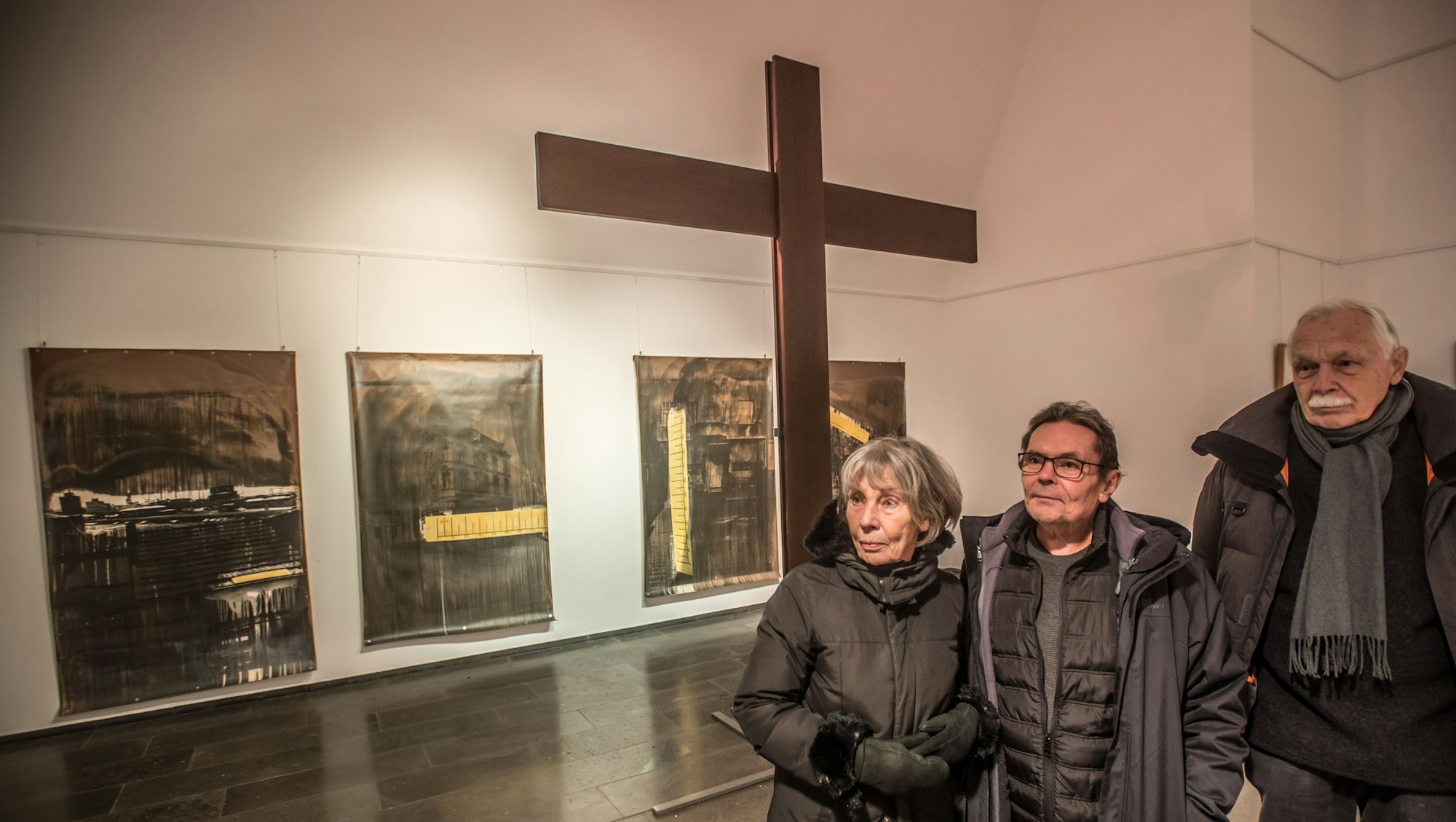Jutta Schmücking, Harry Plein, Jürgen Dehninger (Brille) . Foto: Ralf Krieger