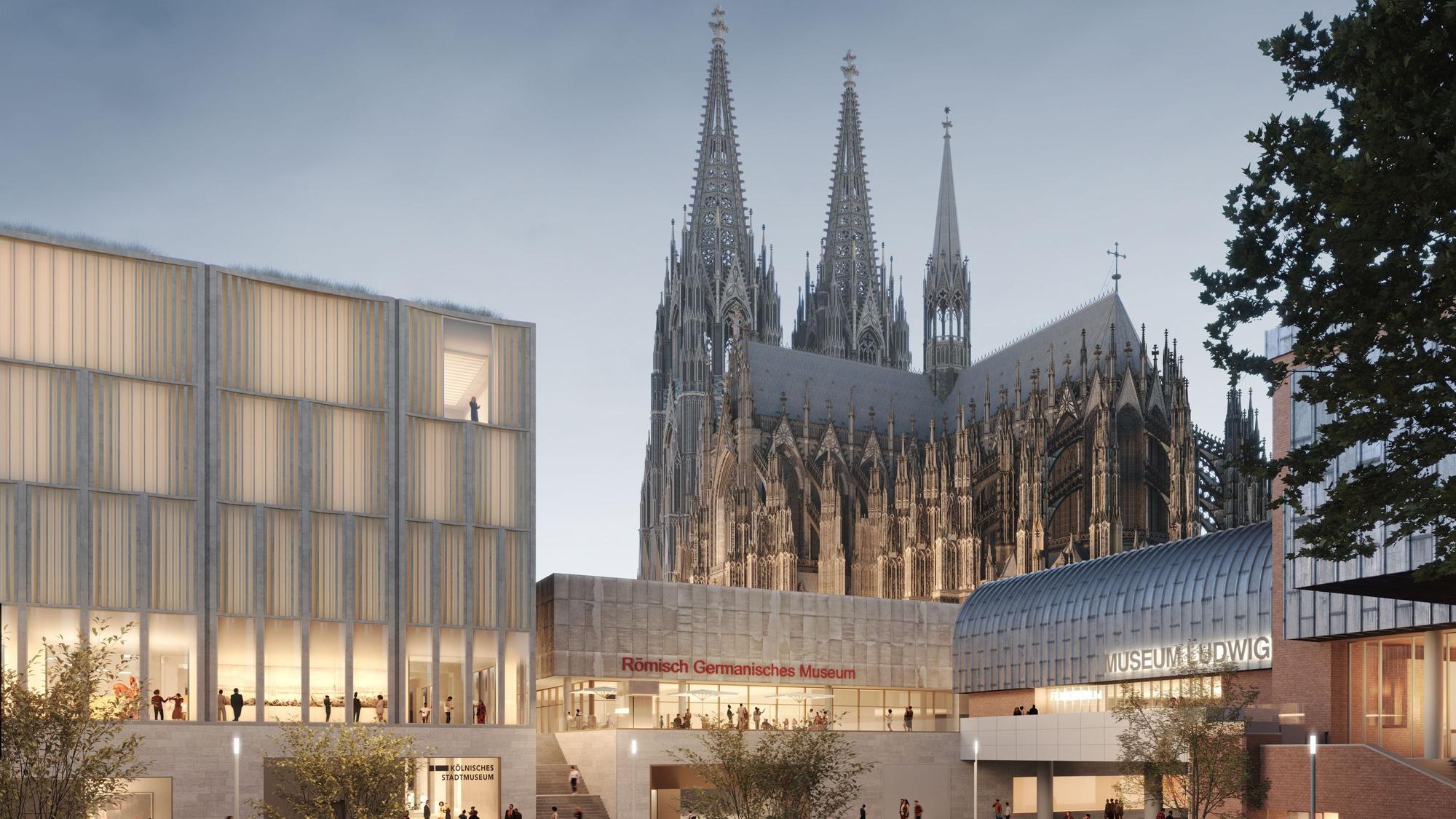 Die Visualisierung zeigt, wie die Historische Mitte Kölns in wenigen Jahren aussehen soll.