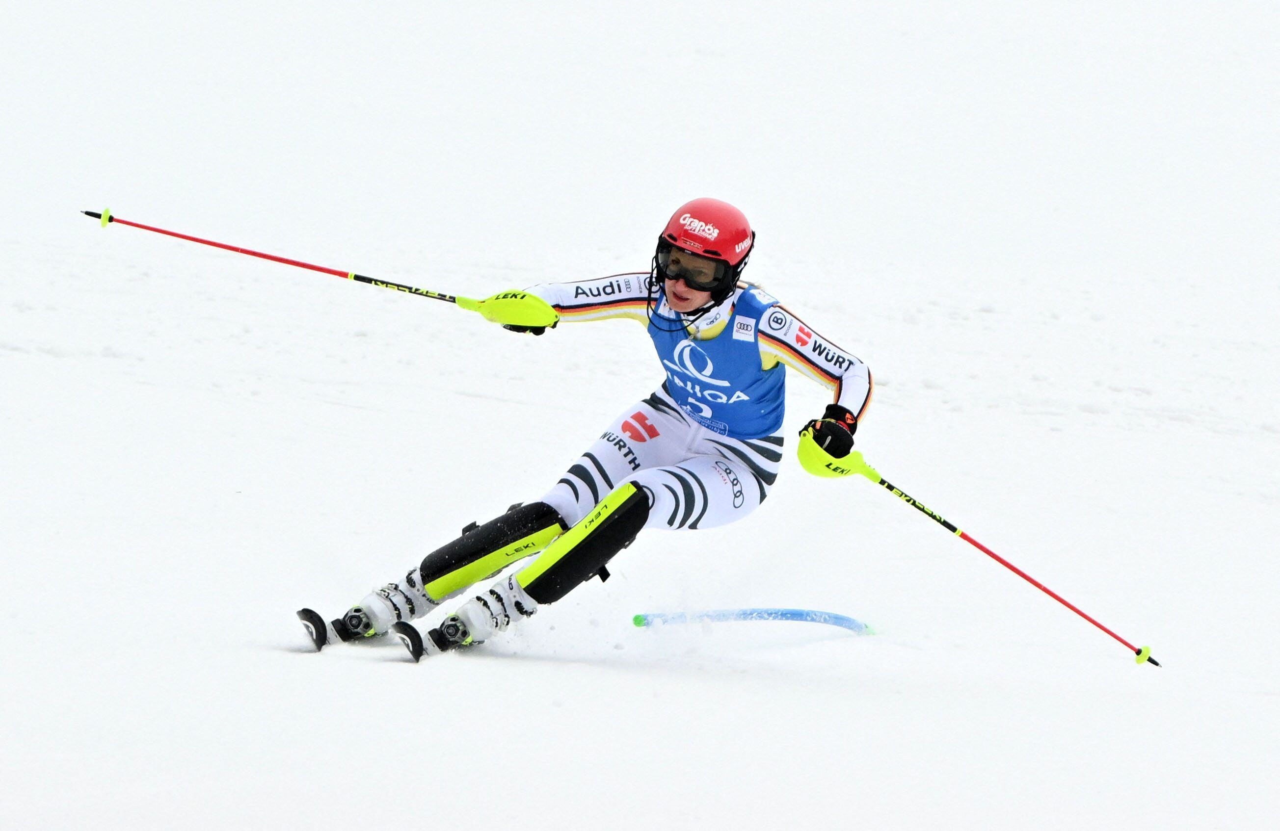 Lena Dürr hat als erste Deutsche seit zehn Jahren ein Slalom-Rennen im alpinen Ski-Weltcup gewonnen