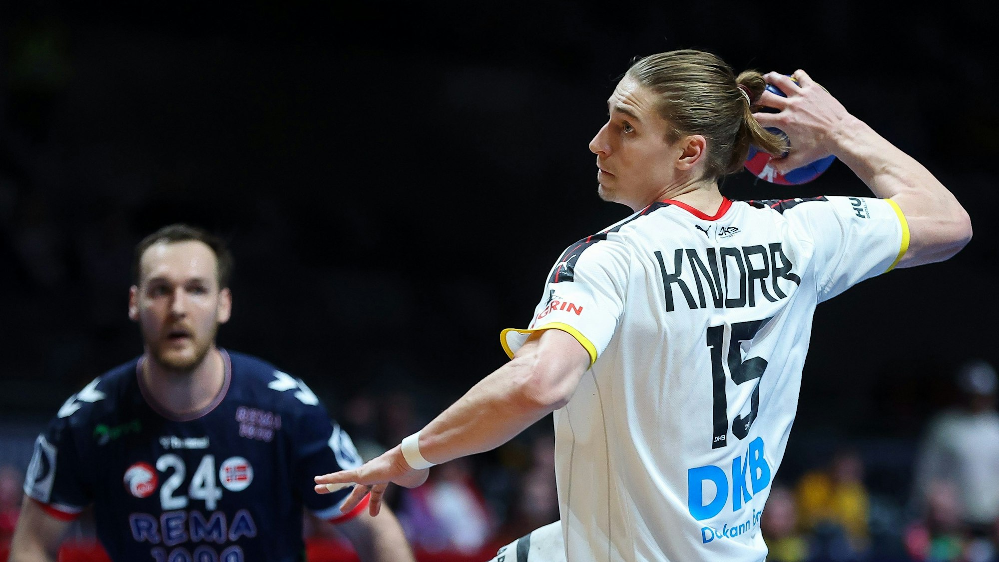 Juri Knorr war einer der besten deutschen Nationalspieler bei der Handball-Weltmeisterschaft 2023. Deutschland wird am Ende Fünfter.
