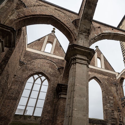14.11.2021, Köln: Kirchenruine Alt St. Alban. Viaculturalis. Foto: Uwe Weiser