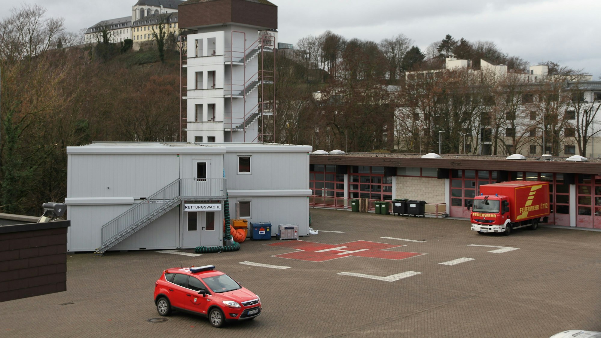 Die Feuerwache am Neuenhof.