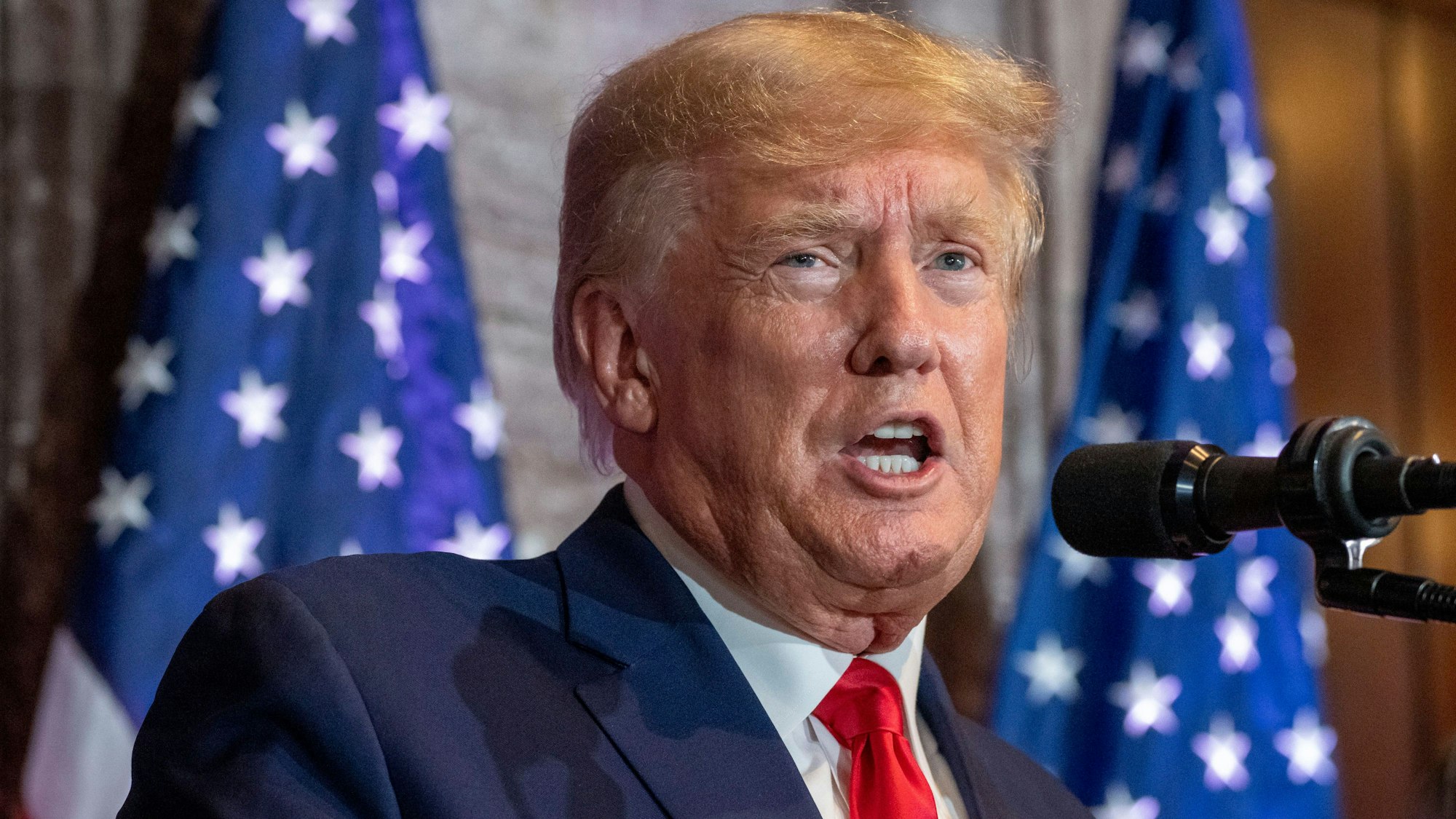 Ex-US-Präsident Donald Trump bei einem Wahlkampfauftritt in South Carolina. (Archivbild)