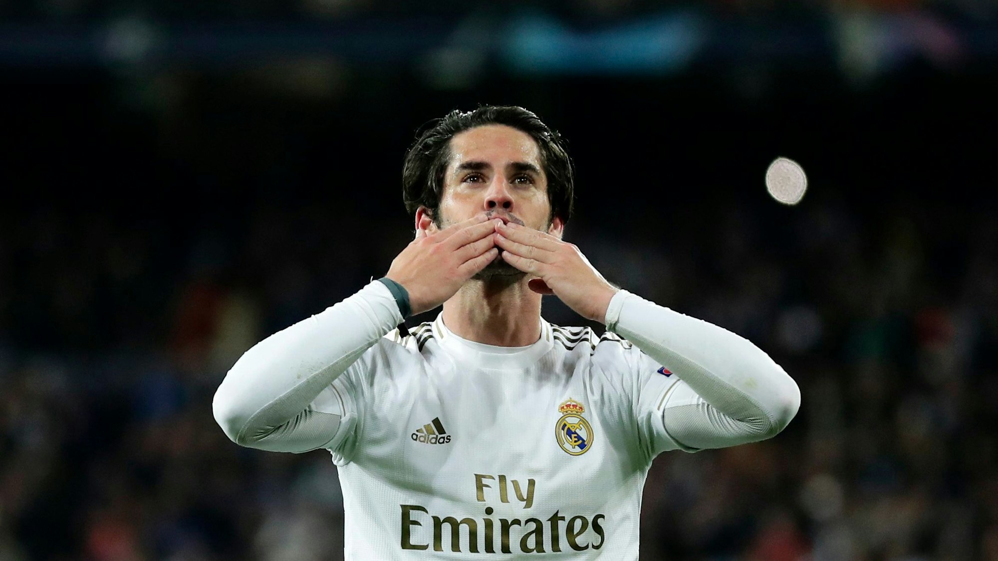 Isco jubelt im Triokt von Real Madrid.