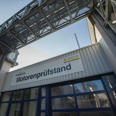 Tenneco Motoren-Prüfstand im früheren Goetzewerk in Burscheid