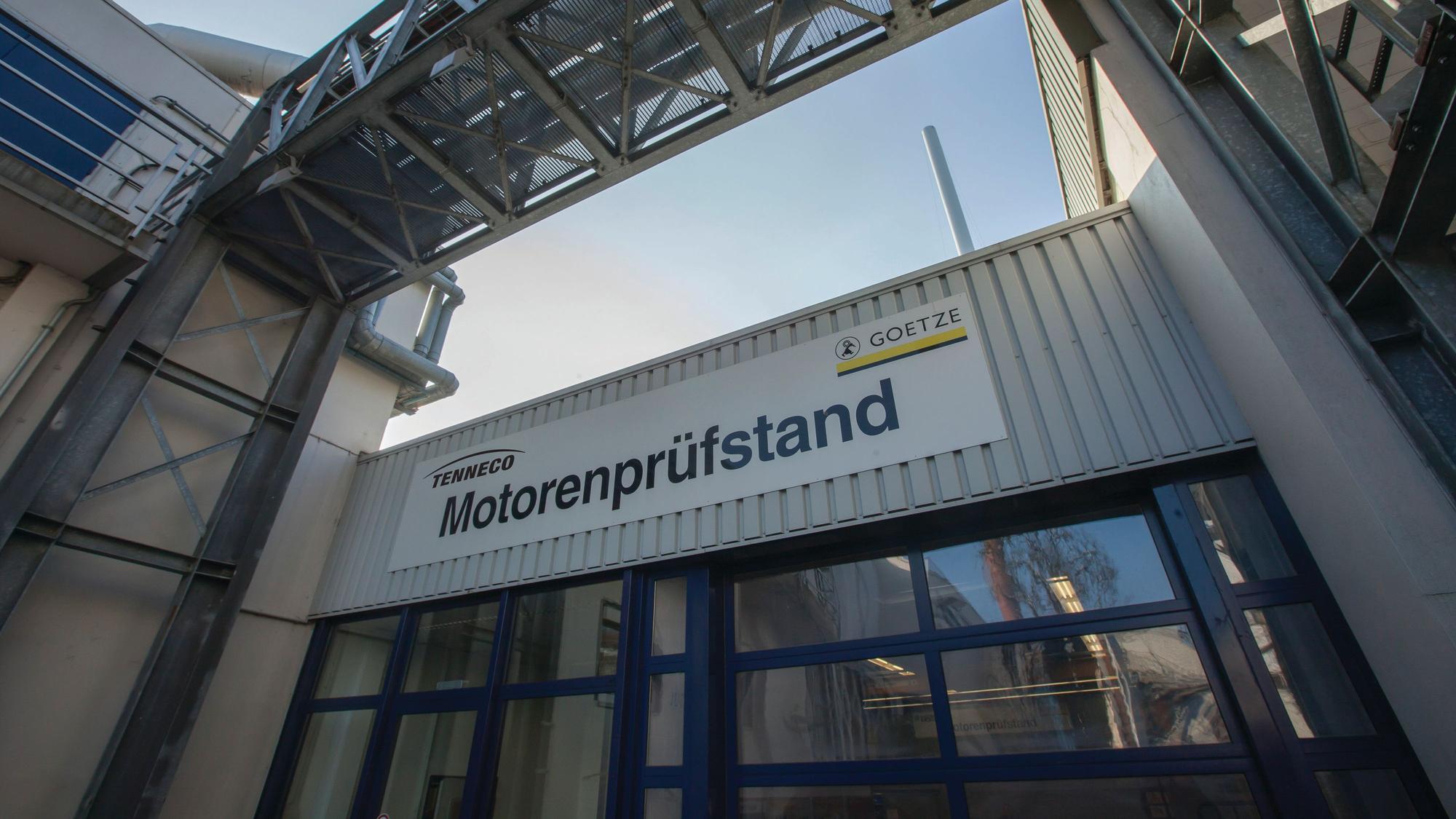 Tenneco Motoren-Prüfstand im früheren Goetzewerk in Burscheid