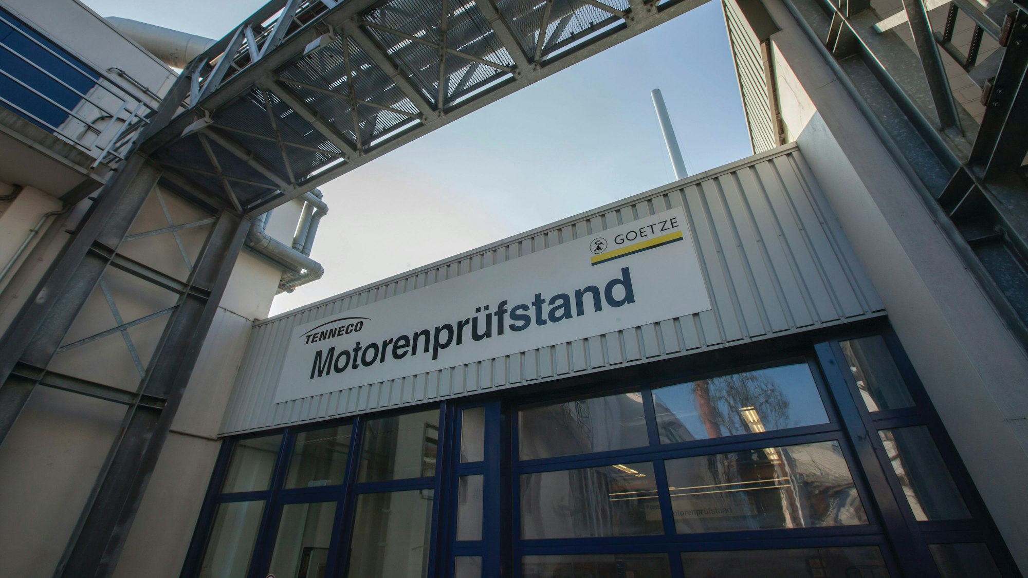 Tenneco Motoren-Prüfstand im früheren Goetzewerk in Burscheid