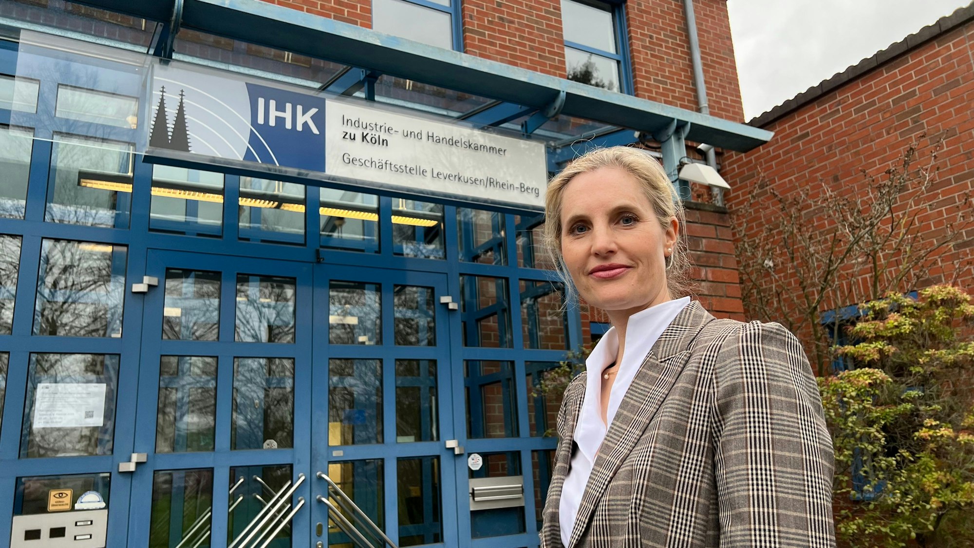 Ellen Lindner, kurzzeitig Leiterin der IHK-Geschäftsstelle Leverkusen/Rhein-Berg der IHK Köln