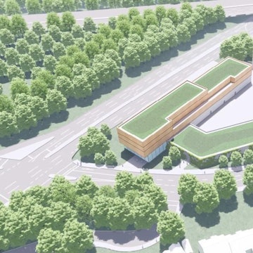 Modell der neuen Feuerwache Bergisch Gladbach