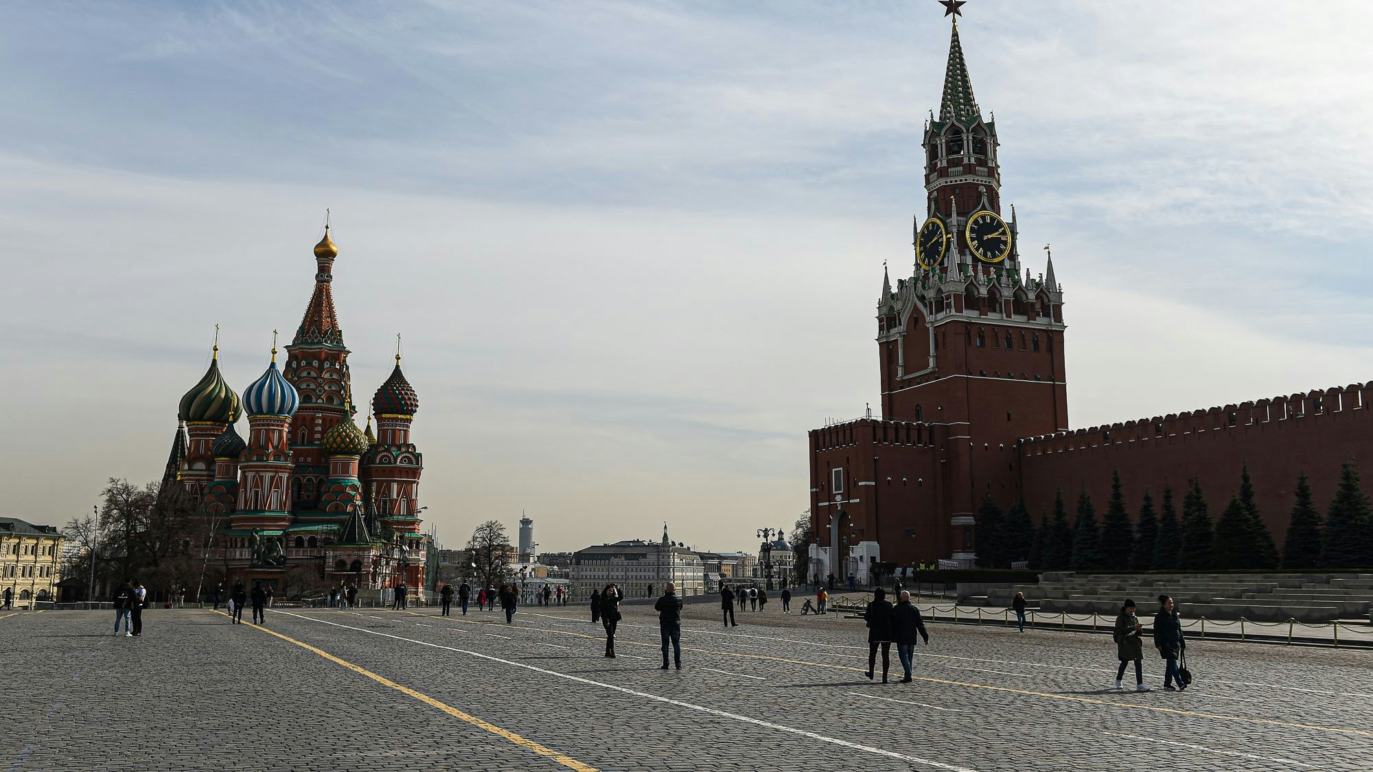 Der Rote Platz in Russlands Hauptstadt zählt zu den Wahrzeichen Moskaus. (Archivbild)