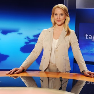Judith Rakers moderiert seit 2005 die „Tagesschau“ in der ARD. (Archivbild)