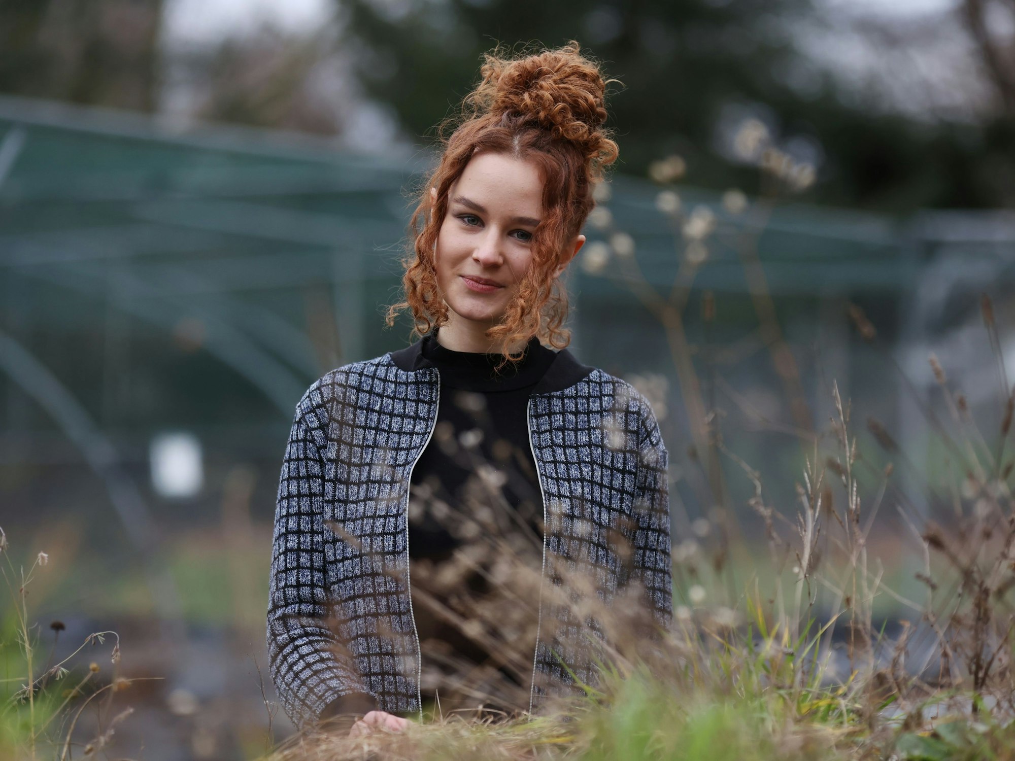 Das Bild zeigt die ukrainische Studentin Anna Volkova im Portrait.