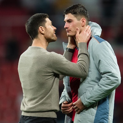 Bayer Leverkusen: Trainer Xabi Alonso hofft auf Torjäger Patrik Schick.
