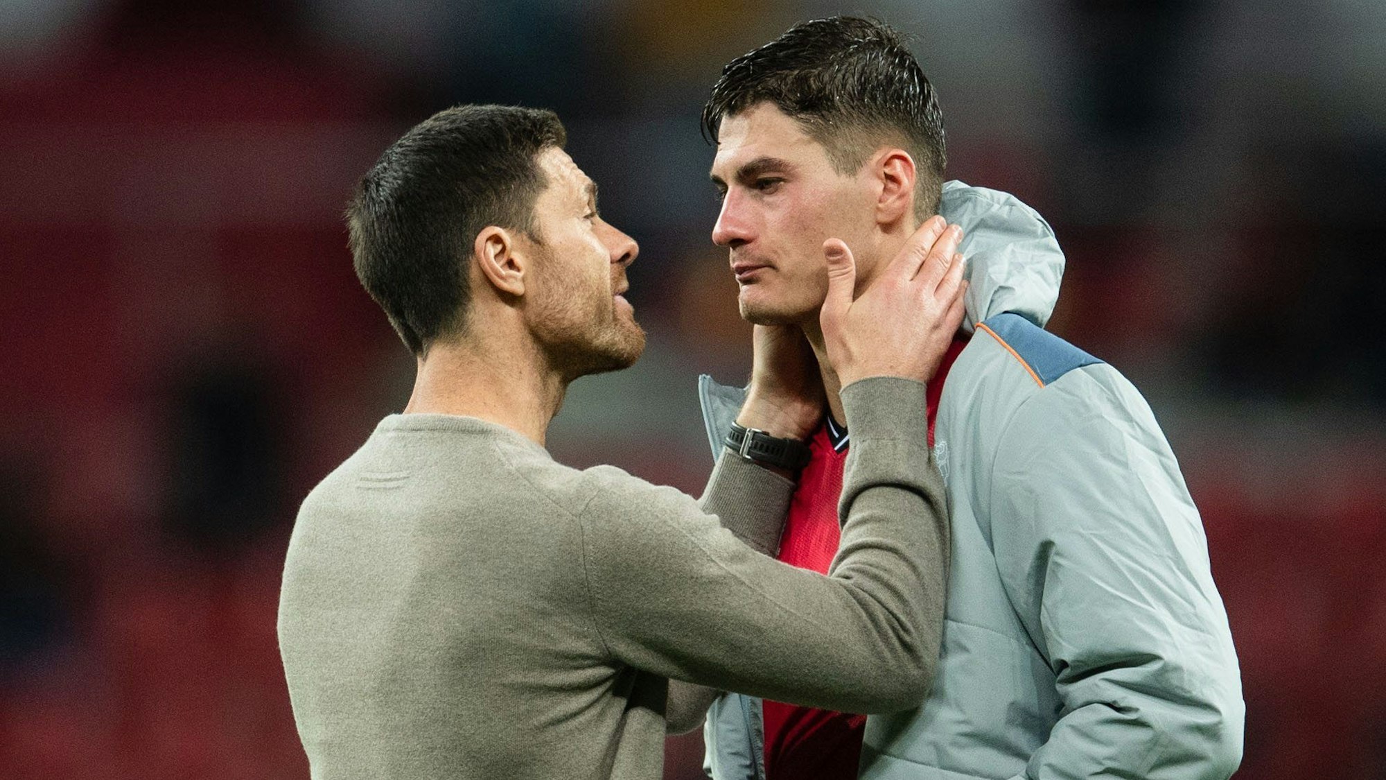 Bayer Leverkusen: Trainer Xabi Alonso hofft auf Torjäger Patrik Schick.