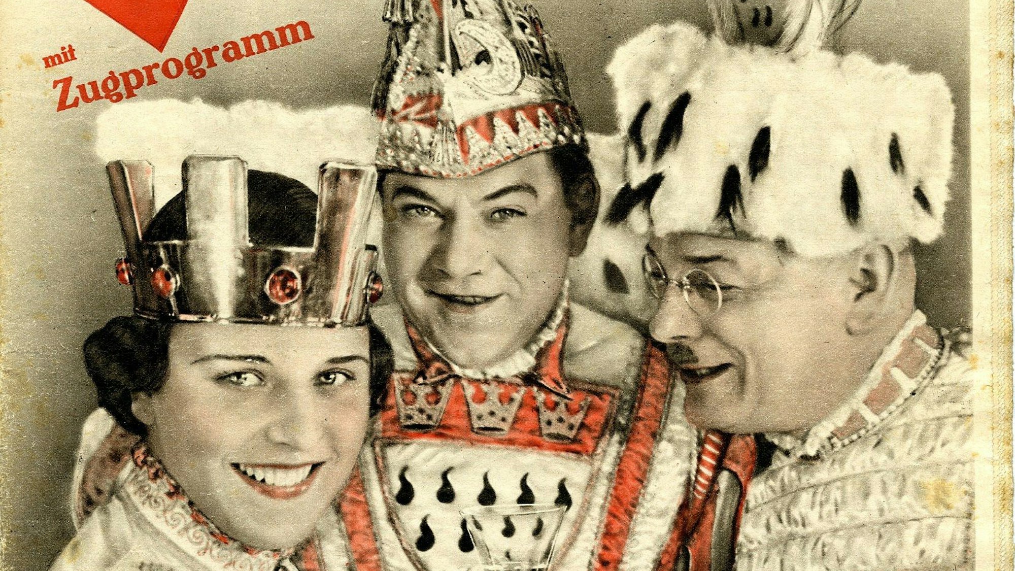 Kölnische Illustrierte Zeitung mit dem Dreigestirn von 1938