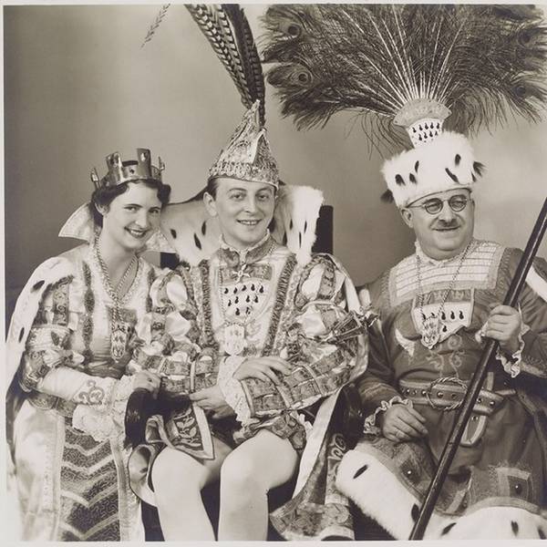 Historisches Foto des Dreigestirns von 1939
