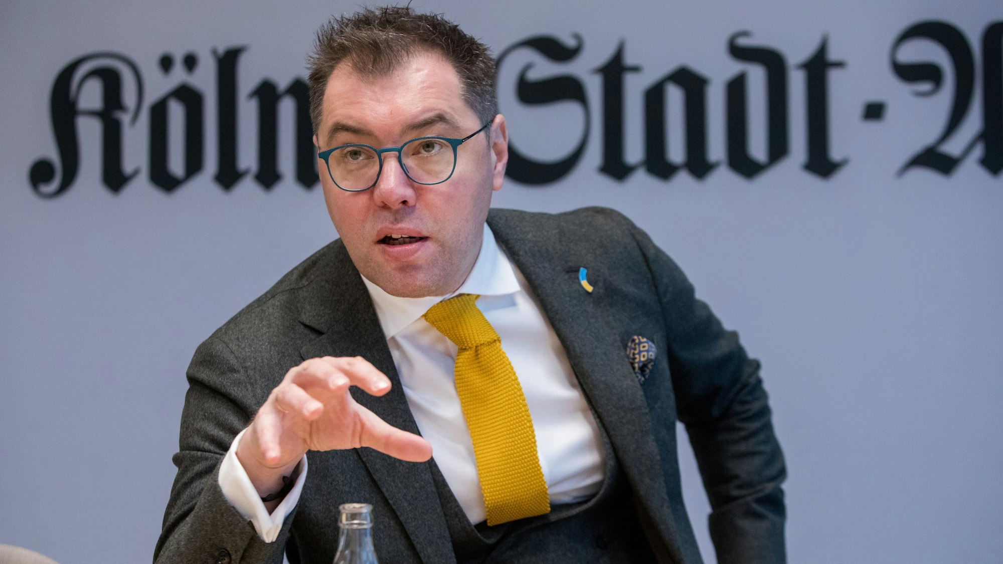 Oleksii Makeiev zu Besuch beim Kölner Stadt-Anzeiger