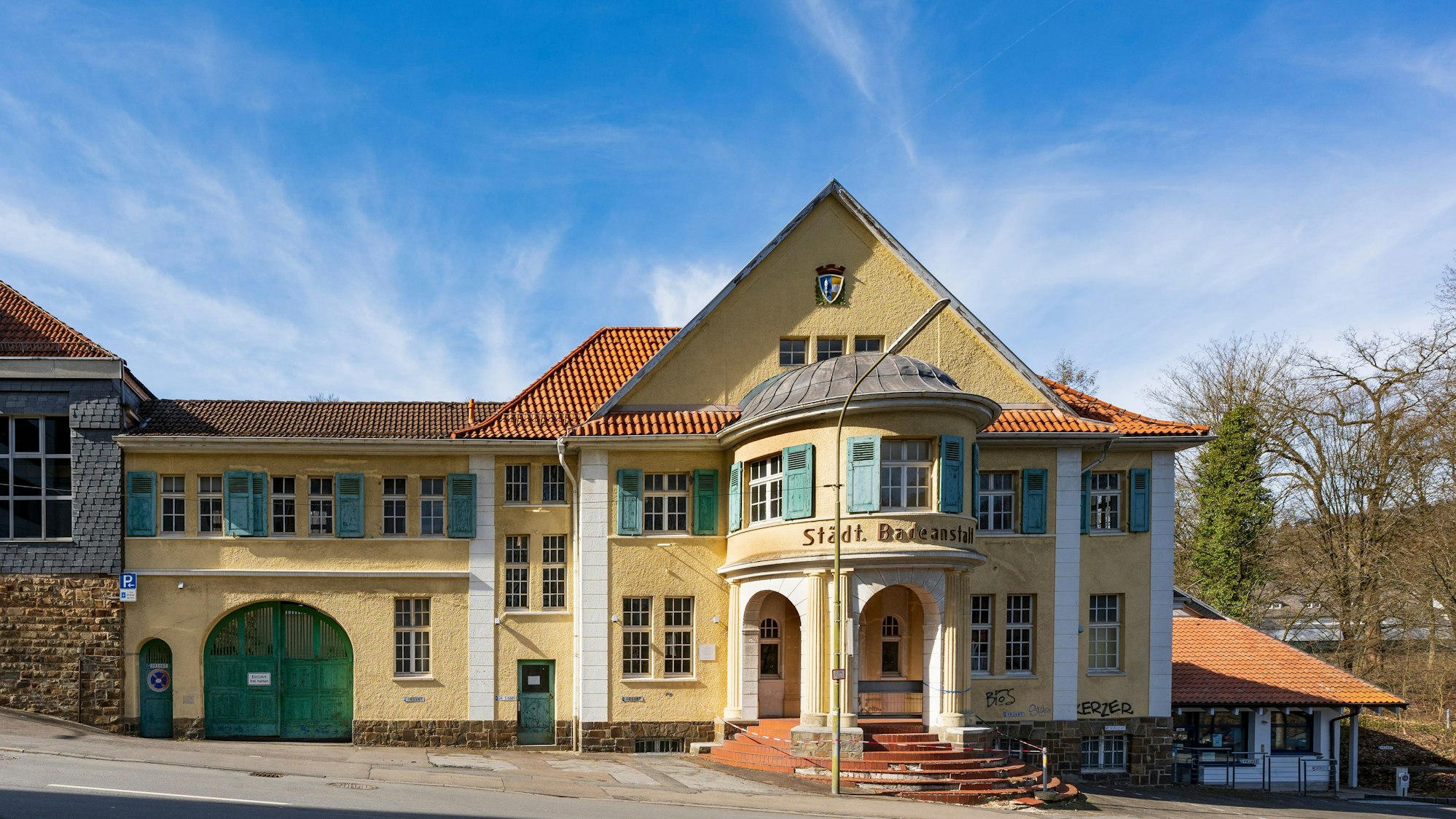 Gummersbach, Hohenzollernbad, das Bad soll zum Bergischen Forum für Kultur und Wissenschaft umgebaut werden.