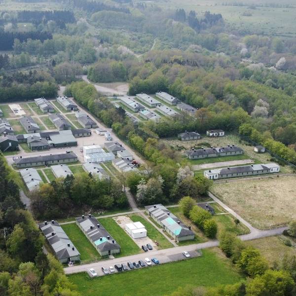 Die Geflüchtetenunterkunft in Vogelsang.