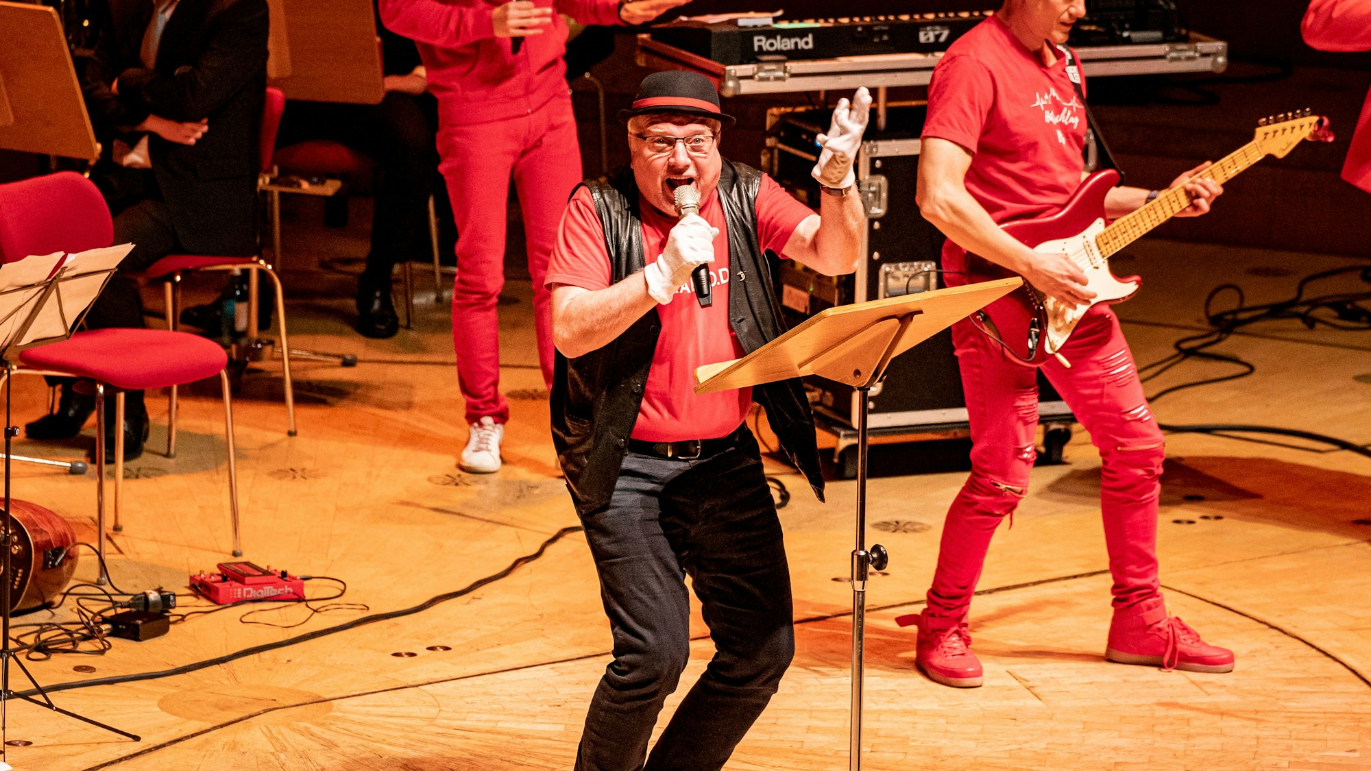 Willibert Pauels bei einem Auftritt im Jahr 2020 in der Kölner Philharmonie.
