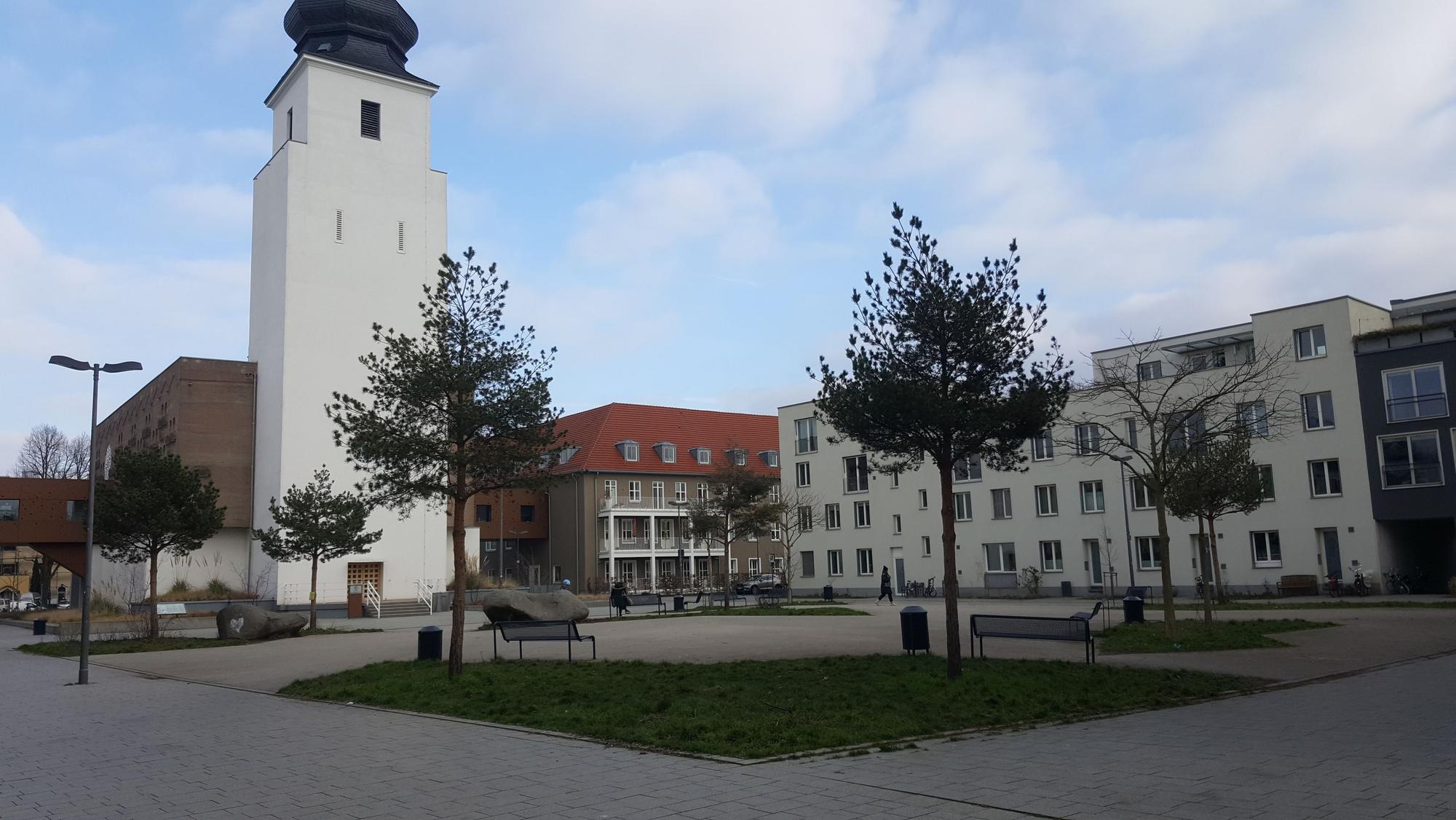 Der Platz der Kinderrechte in Köln-Sülz.