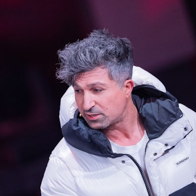 Lotto-Millionär „Chico“ nimmt am RTL-Jahresrückblick im Kölner Studio teil.