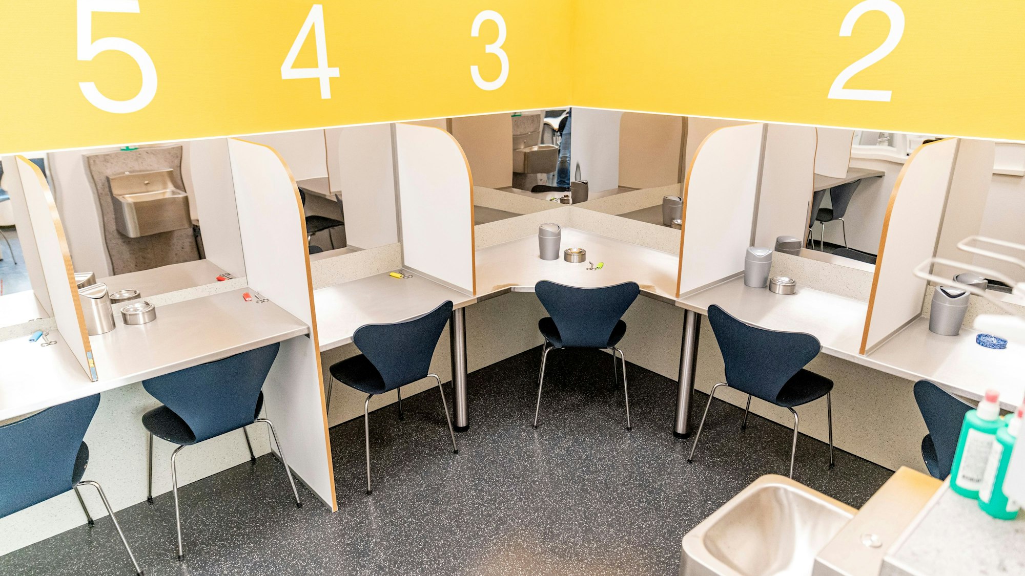 Der Drogenkonsumraum im Gesundheitsamt am Neumarkt.