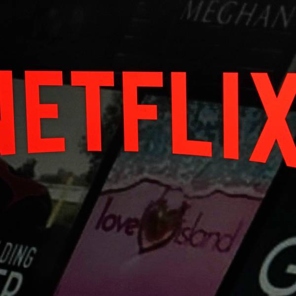 Das Netflix-Logo auf der Startseite des Streamingdienstes.
