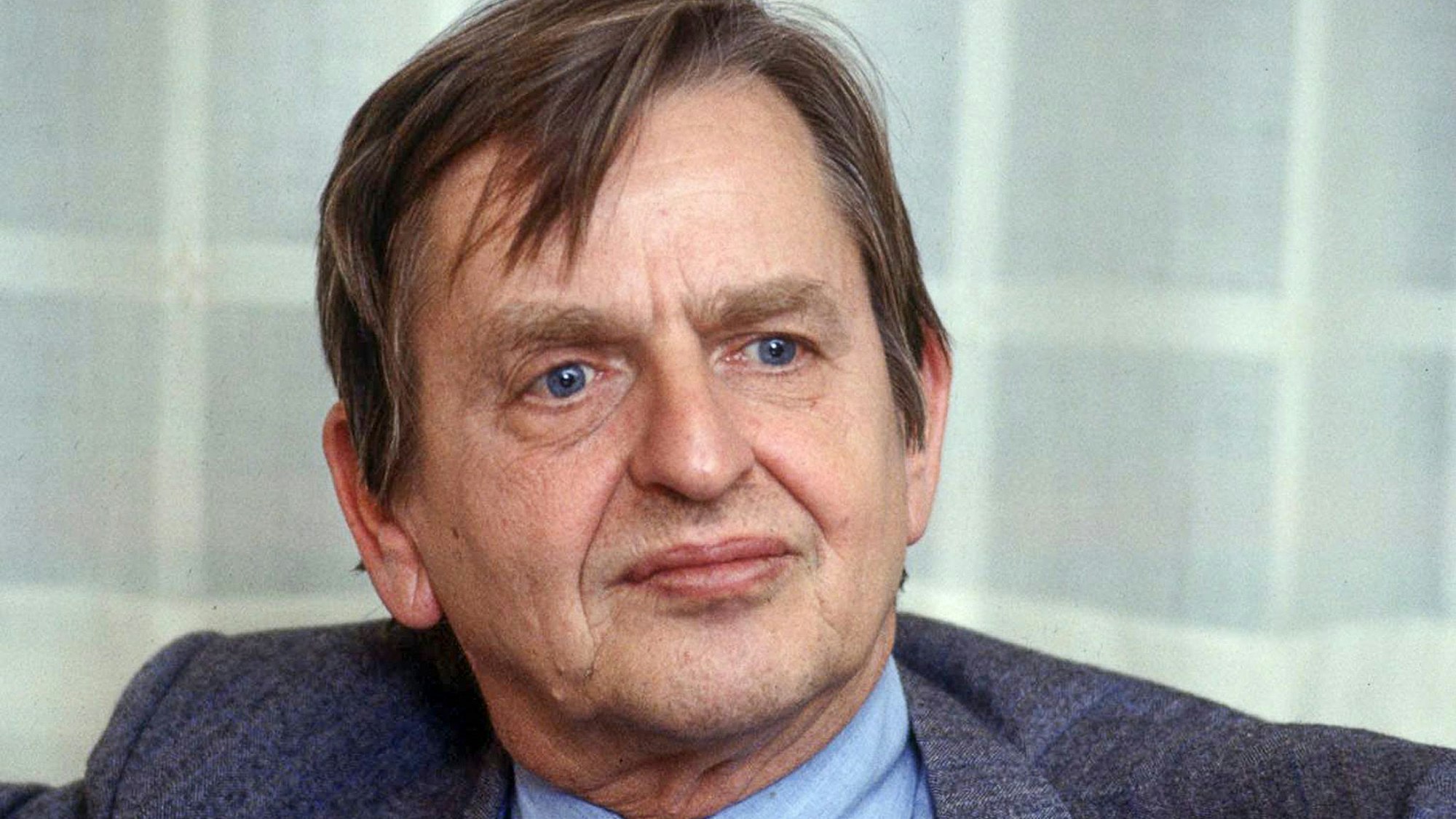 Der ermordeze schwedische Ministerpräsident Olof Palme, aufgenommen 1984.