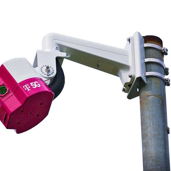 Eine der neuen 5G-Kameras von Sporttotal, die mit der Telekom kooperieren.