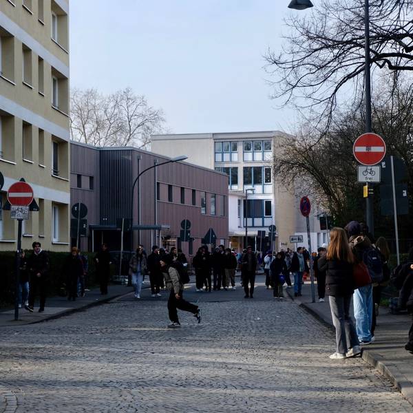 Bombenfund in Köln-Lindenthal.