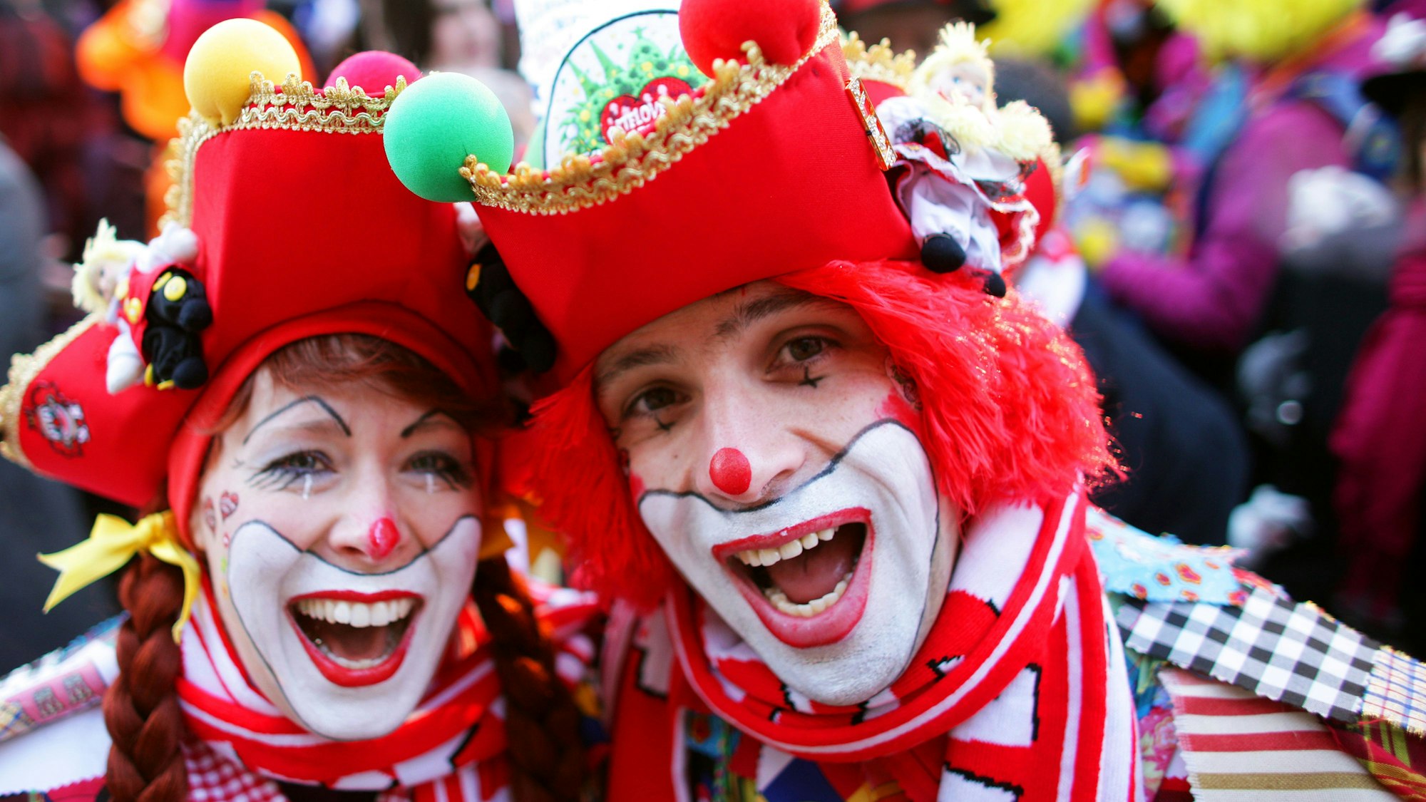 Zwei kölsche Clowns